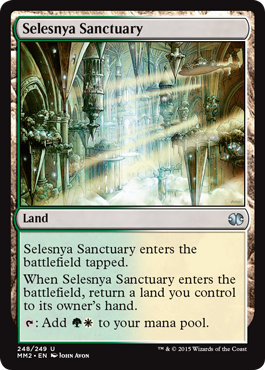 [248]【EN】セレズニアの聖域/Selesnya Sanctuary【MM2】[U][土地]