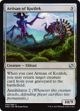 [002]【EN】【FOIL】コジレックの職工/Artisan of Kozilek【MM2】[U][無]