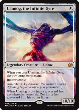 [007]【EN】【FOIL】無限に廻るもの、ウラモグ/Ulamog, the Infinite Gyre【MM2】[M][無]