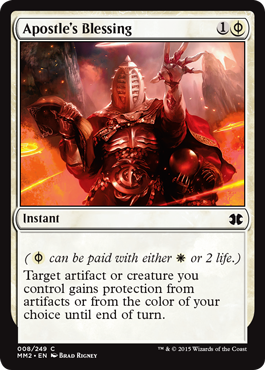 [008]【EN】【FOIL】使徒の祝福/Apostle's Blessing【MM2】[C][白]