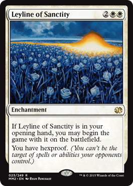 [023]【EN】【FOIL】神聖の力線/Leyline of Sanctity【MM2】[R][白]