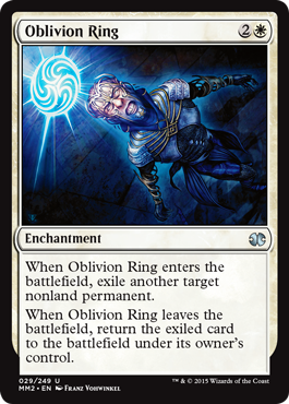 [029]【EN】【FOIL】忘却の輪/Oblivion Ring【MM2】[U][白]