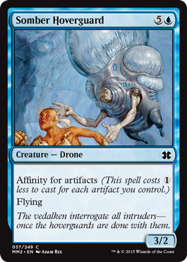 [057]【EN】【FOIL】厳粛な空護り/Somber Hoverguard【MM2】[C][青]