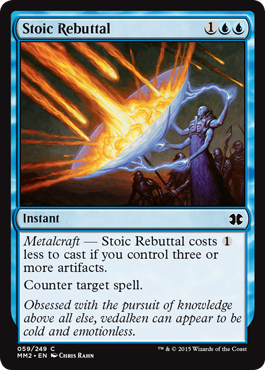 [059]【EN】【FOIL】冷静な反論/Stoic Rebuttal【MM2】[C][青]