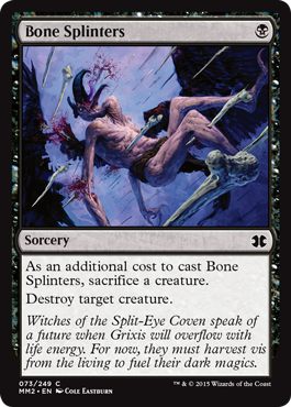 [073]【EN】【FOIL】骨の粉砕/Bone Splinters【MM2】[C][黒]