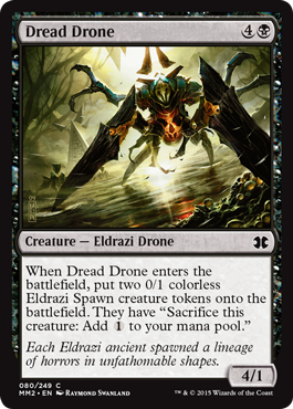 [080]【EN】【FOIL】戦慄の徒食者/Dread Drone【MM2】[C][黒]