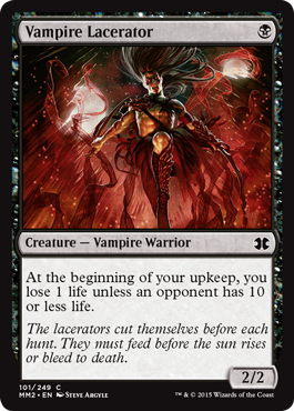 [101]【EN】【FOIL】吸血鬼の裂断者/Vampire Lacerator【MM2】[C][黒]