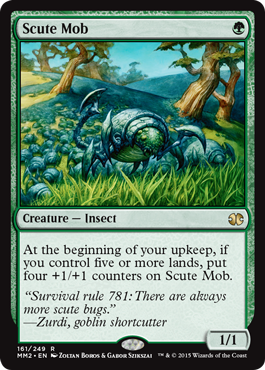 [161]【EN】【FOIL】硬鎧の群れ/Scute Mob【MM2】[R][緑]