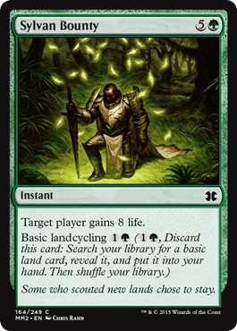 [164]【EN】【FOIL】森の報奨/Sylvan Bounty【MM2】[C][緑]
