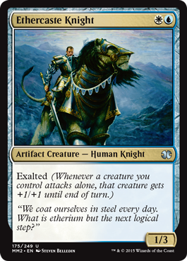 [170]【EN】【FOIL】エーテル階級の騎士/Ethercaste Knight【MM2】[U][多色]