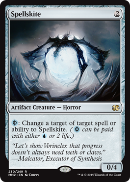 [230]【EN】【FOIL】呪文滑り/Spellskite【MM2】[R][茶]
