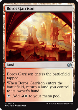 [237]【EN】【FOIL】ボロスの駐屯地/Boros Garrison【MM2】[U][土地]