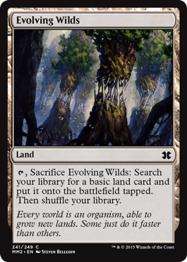 [241]【EN】【FOIL】進化する未開地/Evolving Wilds【MM2】[C][土地]