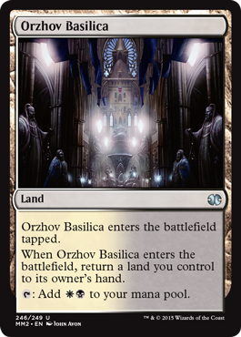 [246]【EN】【FOIL】オルゾフの聖堂/Orzhov Basilica【MM2】[U][土地]