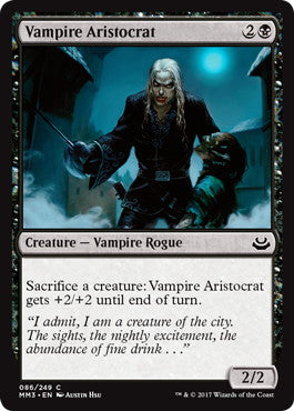 [086]【EN】吸血鬼の貴族/Vampire Aristocrat【MM3】[C][黒]