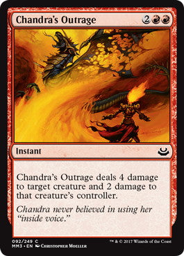 [092]【EN】チャンドラの憤慨/Chandra's Outrage【MM3】[C][赤]