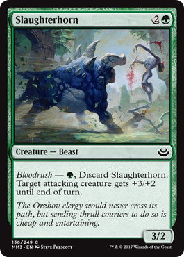[136]【EN】殺戮角/Slaughterhorn【MM3】[C][緑]