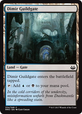 [234]【EN】ディミーアのギルド門/Dimir Guildgate【MM3】[C][土地]