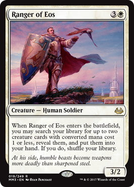 [019]【EN】【FOIL】イーオスのレインジャー/Ranger of Eos【MM3】[R][白]