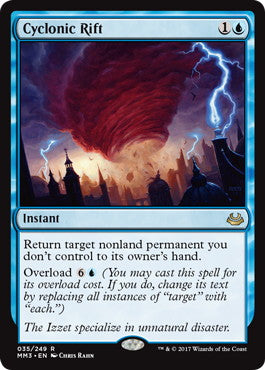 [035]【EN】【FOIL】サイクロンの裂け目/Cyclonic Rift【MM3】[R][青]