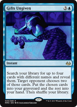 [040]【EN】【FOIL】けちな贈り物/Gifts Ungiven【MM3】[R][青]