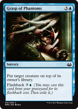 [041]【EN】【FOIL】幻影の掌握/Grasp of Phantoms【MM3】[C][青]