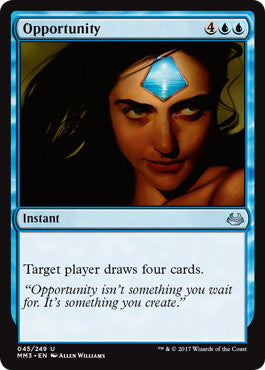 [045]【EN】【FOIL】好機/Opportunity【MM3】[U][青]