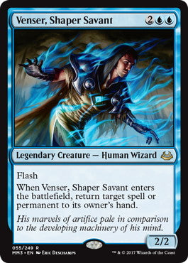 [055]【EN】【FOIL】造物の学者、ヴェンセール/Venser, Shaper Savant【MM3】[R][青]