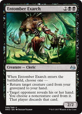 [068]【EN】【FOIL】納墓の総督/Entomber Exarch【MM3】[U][黒]