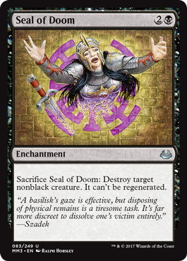 [083]【EN】【FOIL】破滅の印章/Seal of Doom【MM3】[U][黒]