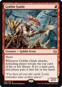 [096]【EN】【FOIL】ゴブリンの先達/Goblin Guide【MM3】[R][赤]