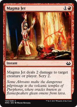 [100]【EN】【FOIL】マグマの噴流/Magma Jet【MM3】[C][赤]