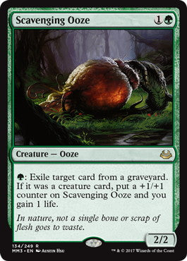 [134]【EN】【FOIL】漁る軟泥/Scavenging Ooze【MM3】[R][緑]