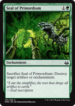 [135]【EN】【FOIL】原基の印章/Seal of Primordium【MM3】[C][緑]