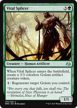 [145]【EN】【FOIL】生命の接合者/Vital Splicer【MM3】[U][緑]