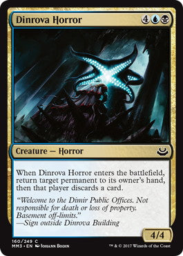 [153]【EN】【FOIL】ディンローヴァの恐怖/Dinrova Horror【MM3】[C][多色]