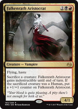 [161]【EN】【FOIL】ファルケンラスの貴種/Falkenrath Aristocrat【MM3】[R][多色]