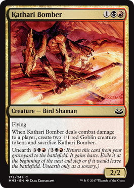 [162]【EN】【FOIL】カターリの爆撃兵/Kathari Bomber【MM3】[C][多色]