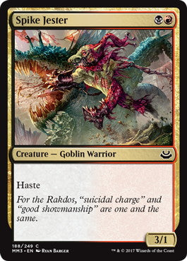 [164]【EN】【FOIL】とげの道化/Spike Jester【MM3】[C][多色]