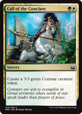 [172]【EN】【FOIL】議事会の招集/Call of the Conclave【MM3】[C][多色]