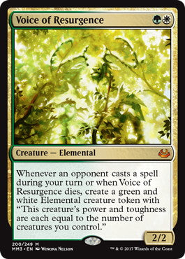 [175]【EN】【FOIL】復活の声/Voice of Resurgence【MM3】[M][多色]