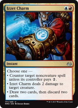 [181]【EN】【FOIL】イゼットの魔除け/Izzet Charm【MM3】[U][多色]