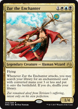 [196]【EN】【FOIL】結界師ズアー/Zur the Enchanter【MM3】[R][多色]