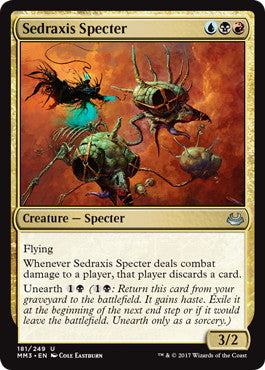 [198]【EN】【FOIL】セドラクシスの死霊/Sedraxis Specter【MM3】[U][多色]
