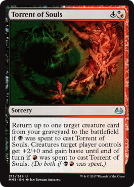 [207]【EN】【FOIL】魂魄流/Torrent of Souls【MM3】[U][多色]