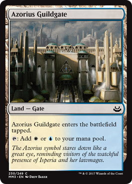 [230]【EN】【FOIL】アゾリウスのギルド門/Azorius Guildgate【MM3】[C][土地]