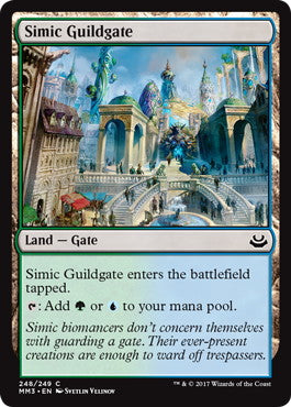 [248]【EN】【FOIL】シミックのギルド門/Simic Guildgate【MM3】[C][土地]