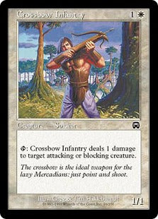 [016]【JP】【FOIL】弩弓歩兵/Crossbow Infantry【MMQ】[C][白]