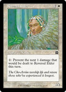 [043]【JP】有徳の古老/Revered Elder【MMQ】[C][白]