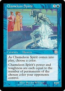 [065]【JP】【FOIL】カメレオン・スピリット/Chameleon Spirit【MMQ】[U][青]